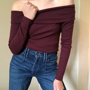Maroon shirt